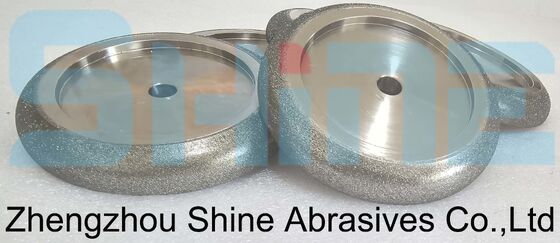 Electroplated CBN Band Saw Grinding Wheel 127mm Long Service Life No Tooth Chipping 10/30 Custom OEM