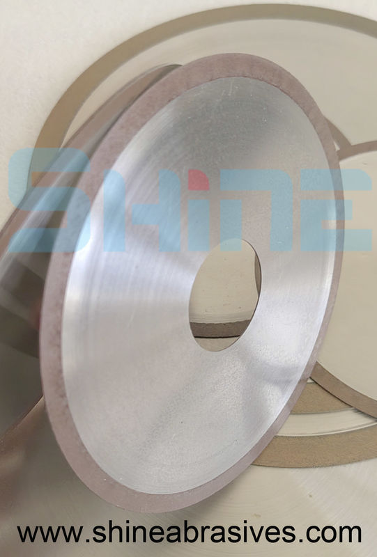 100mm 1A1R Resin Bond Diamond Cutting Wheel Untuk Karbida Kaca Kuarsa