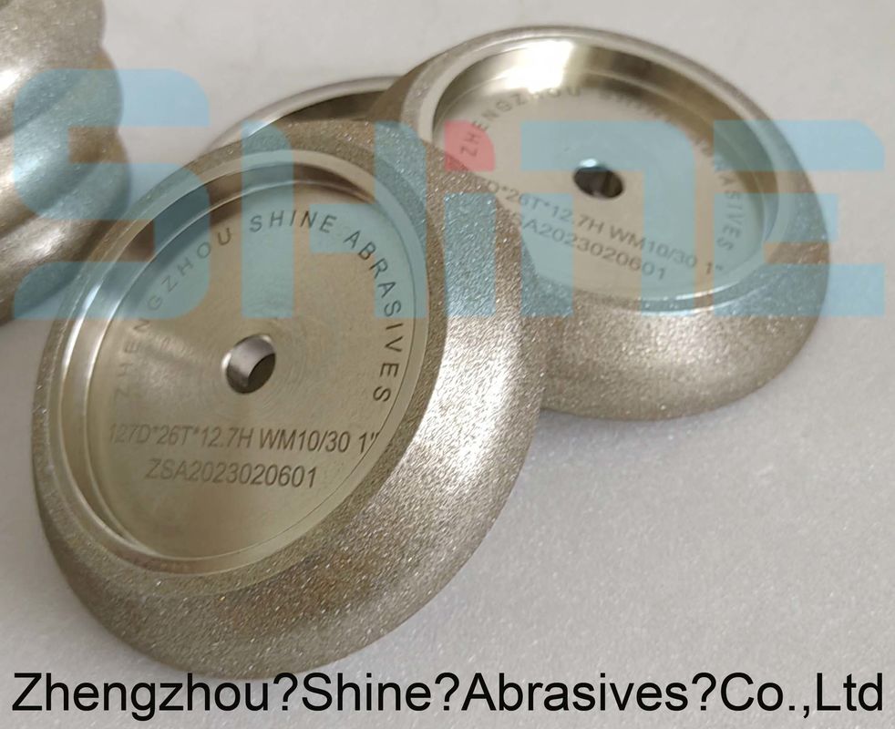 Electroplated CBN grinding wheel untuk band saw blade mengasah bandsaw