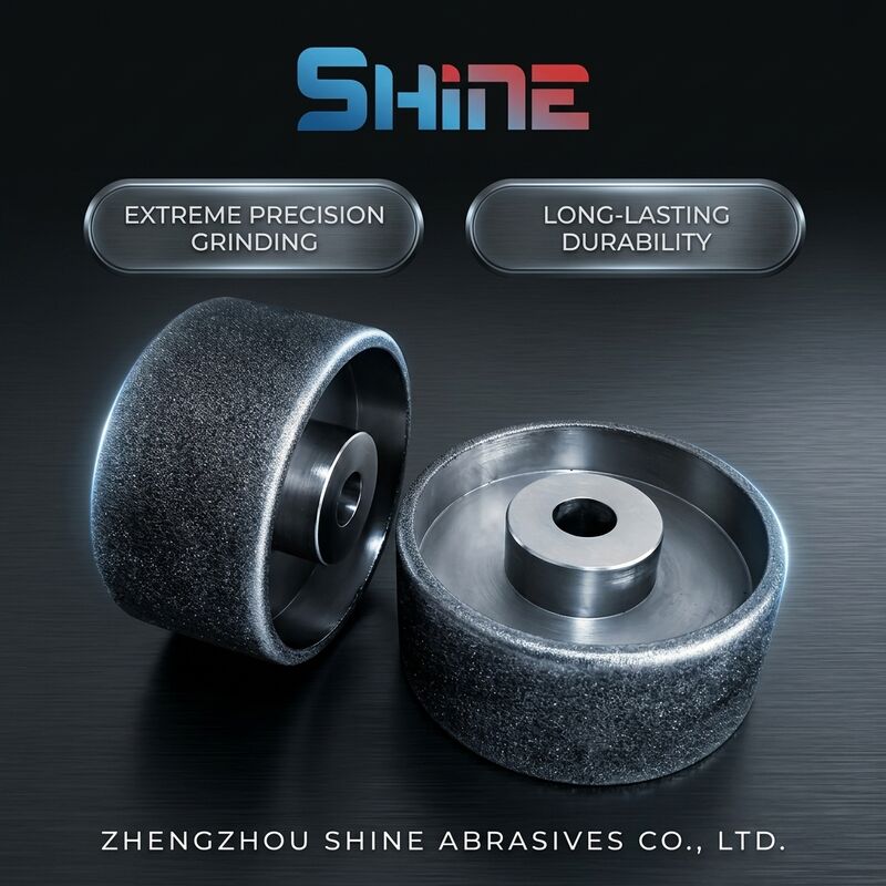 Roda CBN yang dilapisi elektroda untuk penggilingan dan pengasah pisau kayu HSS
