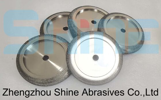Electroplated CBN Band Saw Grinding Wheel 127mm Umur panjang Tidak ada gigi 10/30 Custom OEM