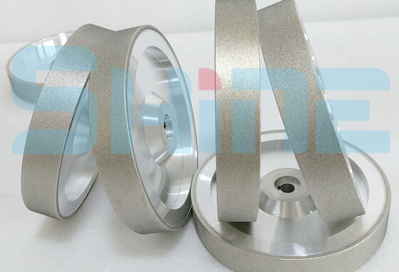 1A1 Electroplated Diamond Surface Grinding Wheel 200mm D126 untuk Pengolahan Keramik Alumina Zirconia Silicon Carbide