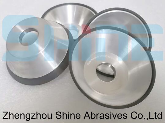 Vitrified Bond CBN Grinding Wheel Diameter standar 200mm untuk Bearing Steel Precision Grinding Superior Finishing