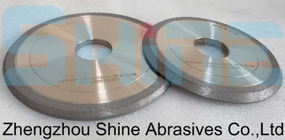 14F1 Metal Bond Diamond Grinding Wheel 200mm D181 untuk Glass Pencil Edge Produksi Kontinyu